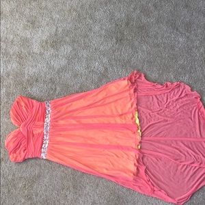 Pink and orange and yellow dress ❤️